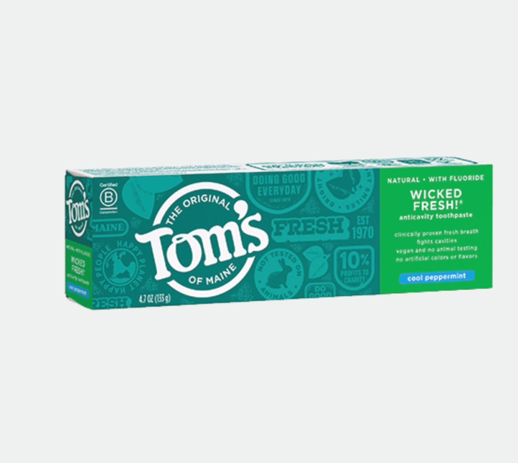 TOM'S FLUORIDE-FREE ANTIPLAQUE & WHITENING TOOTHPASTE IN PEPPERMINT